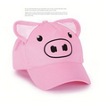 Kids Cap Pink Pig